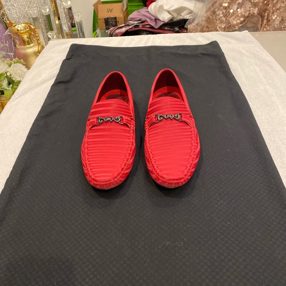 Chuxx loafers casual dress men’s shoes in red size 11